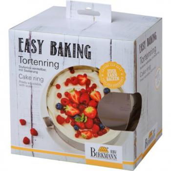 Birkmann Tortenring verstellbar 18-30cm Easy Baking