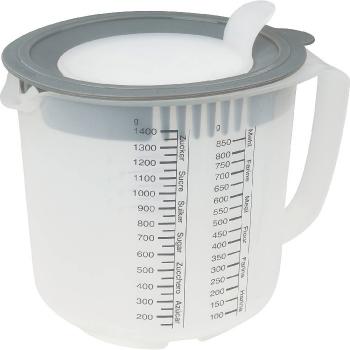 Dr. Oetker Messbecher mit Spritzschutz 3in1 1.4 Liter