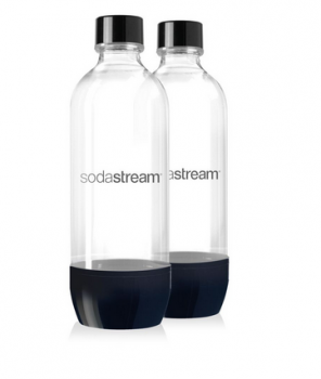 SodaStream 2x 1L Regular Flasche schwarz